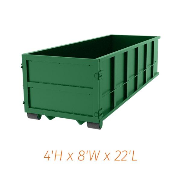 the cost of renting 20 yard dumpsters depends on the location and duration of the rental